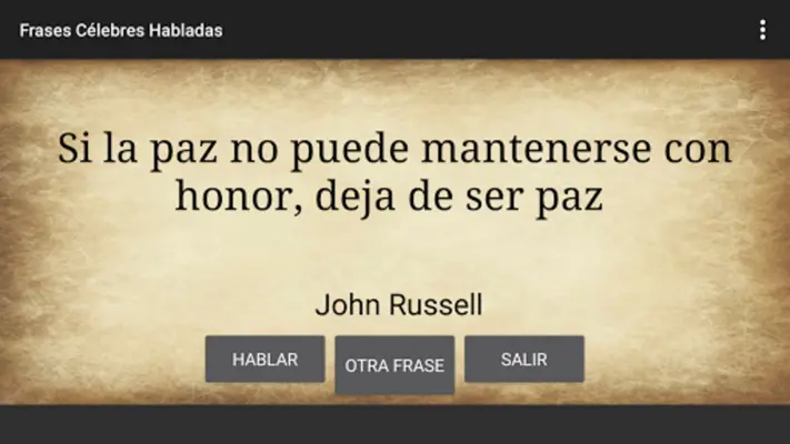 Frases Célebres android App screenshot 0